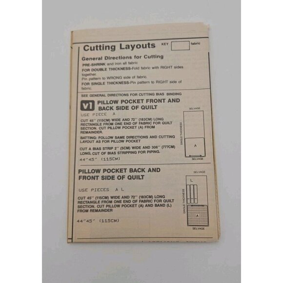 Simplicity Crafts Pattern 8208 Pillow In A Quilt Pocket by Ann Boyce 11 Pieces - Picture 5 of 9